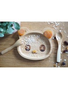 Set de repas pour enfant en bambou 2
