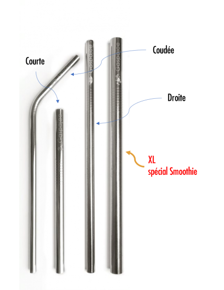 Paille XL en inox Paille XL en inox