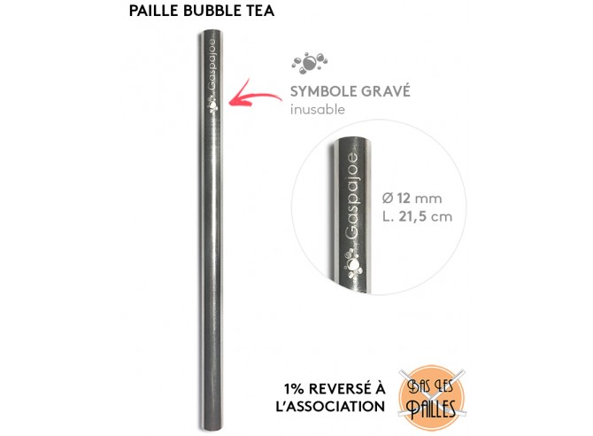 Paille XL en inox
