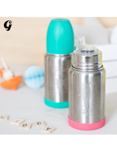 biberon incassable en inox sans plastique