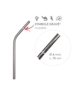 Paille enfant en inox 2