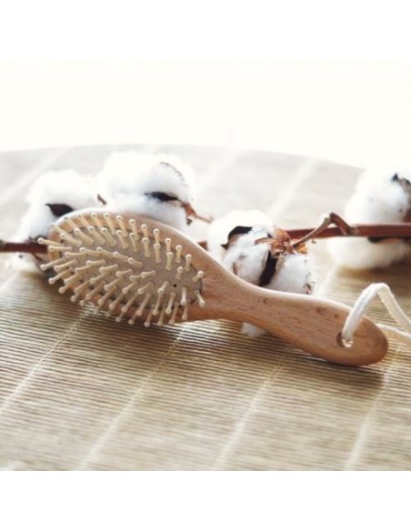Brosse à cheveux pour enfants en bambou