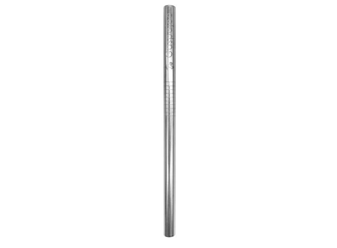 Paille courte en inox (droite)