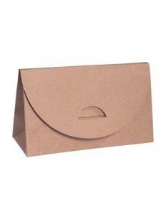 Etui en kraft à volet rabattable réutilisable, recyclable et biodégradable. 2