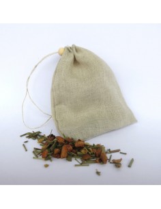filtre à infusion XL en voile de lin bio