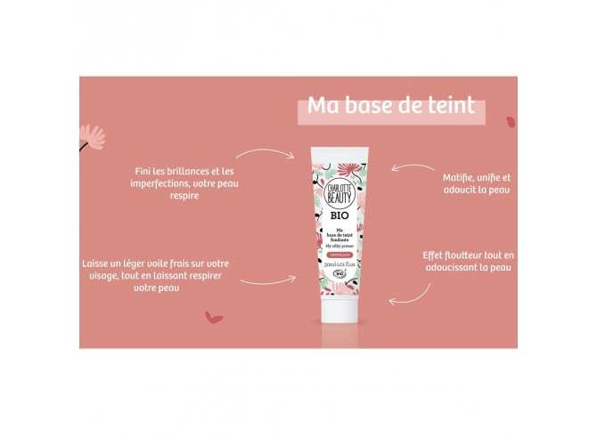 base de teint matifiante - Bio & Vegan charlotte bio