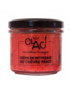Crème de betterave au chèvre frais bio
