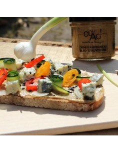 Crème d'aubergine au bleu d'Auvergne bio 2