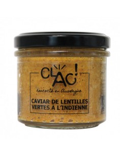 Caviar de lentilles vertes à l'indienne bio - 100 g