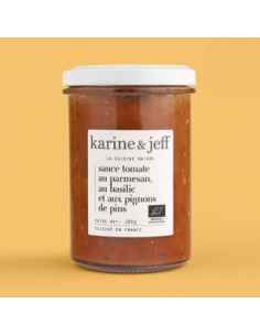 sauce tomate parmesan, basilic & pignons de pin - 200 g