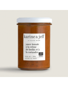 sauce tomate Crème de brebis & Coriandre - 200 g