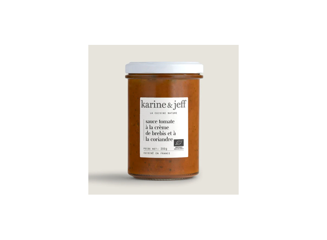 sauce tomate crème de brebis & coriandre - 200 g