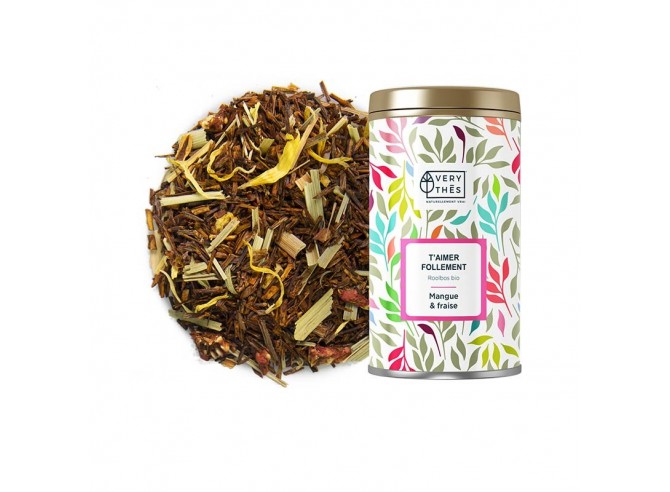 "T'aimer follement" Rooibos Mangue & fraise - 50 g