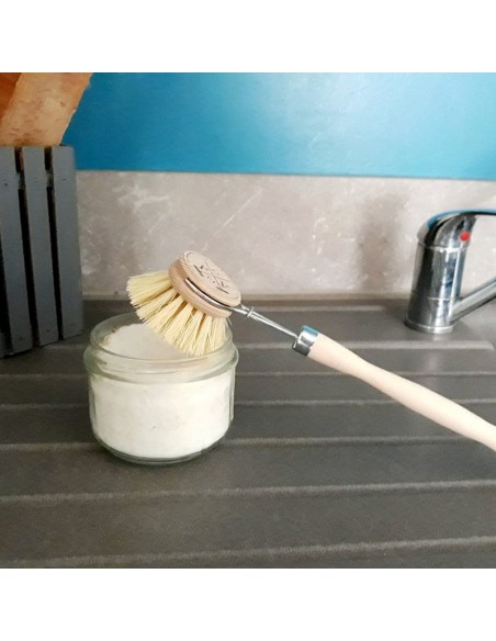 Brosse à vaisselle écologique à tête rechargeable Brosse à vaisselle écologique à tête rechargeable