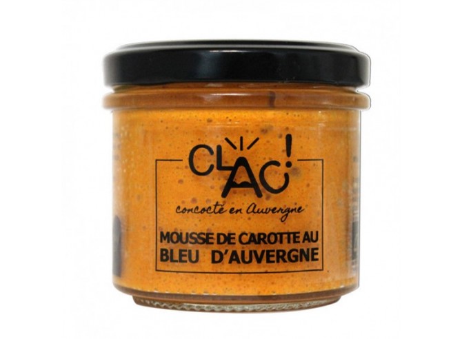 mousse de carotte au bleu d'Auvergne AOP bio - 100 g