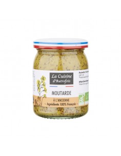 Moutarde de Dijon à l'ancienne - Bio & 100% française - 210g