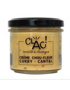 Crème de chou fleur curry et cantal