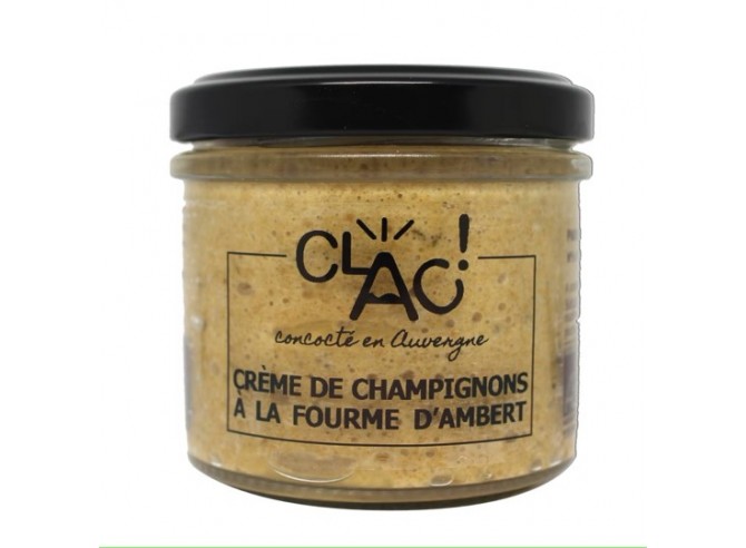 Crème de champignons bio à la fourme d'Ambert