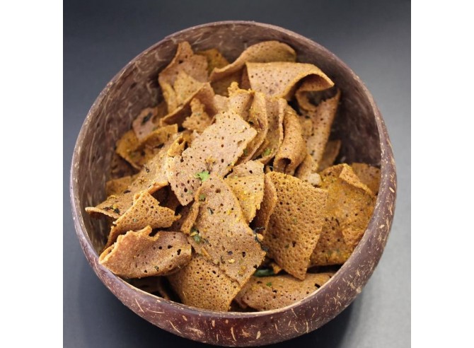 chips de sarrasin artisanales bretonnes Algues & Curry