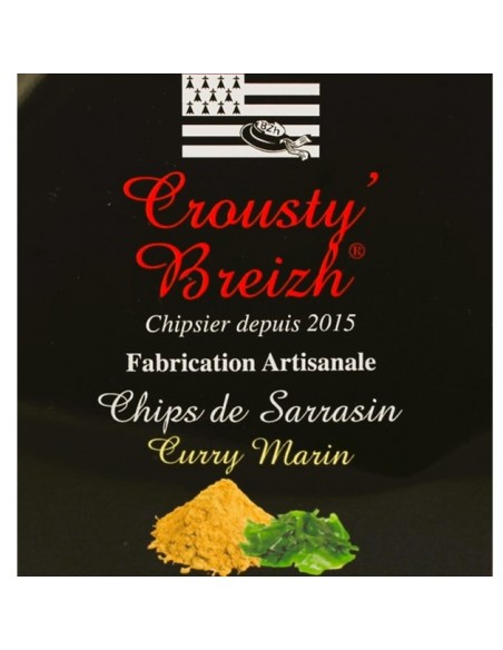 chips de sarrasin Curry marin - 100 g