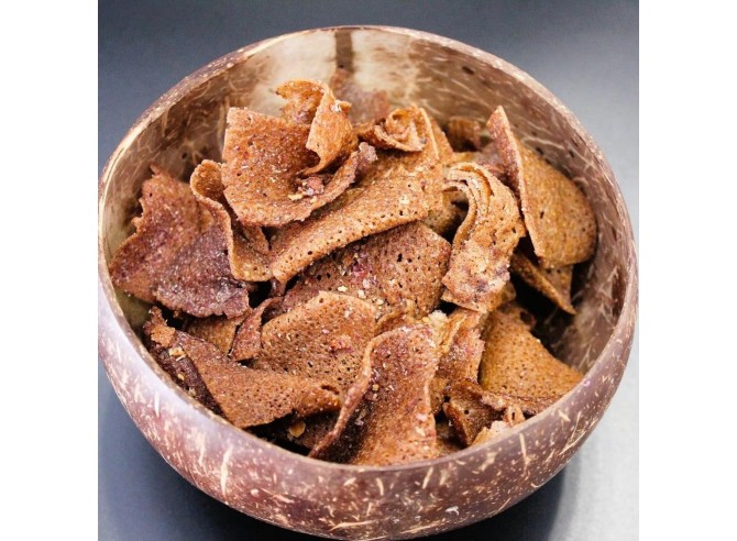 Chips de sarrasin bretonnes et artisanales à l'oignon rose