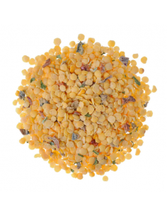 lentilles jaunes à la méditerranéenne