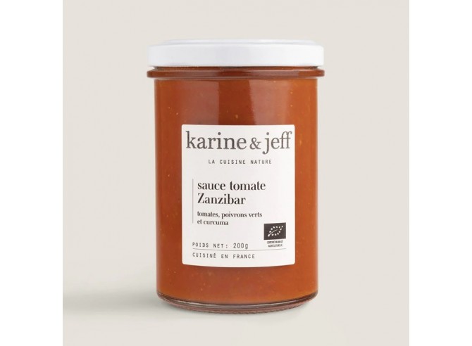 sauce tomate Zanzibar - poivrons & curcuma - 200 g