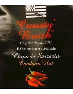 Chips de sarrasin croustillantes, aux notes épicées. Naturellement sans gluten. 2