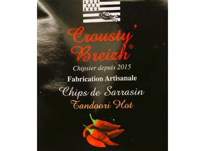 Chips de sarrasin croustillantes, aux notes épicées. Naturellement sans gluten.