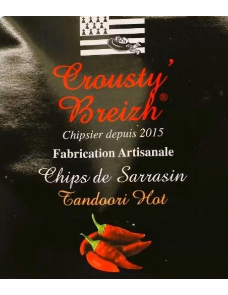 Chips de sarrasin croustillantes, aux notes épicées. Naturellement sans gluten. Chips de sarrasin croustillantes, aux notes épicées. Naturellement sans gluten.