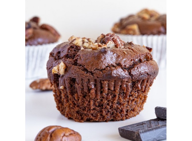 muffin chocolat et cajou nature