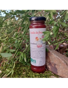 coulis de fraise bio de pleine terre agriculture paysanne