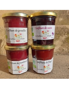 confitures de fraise bio de pleine terre agriculture paysanne 2