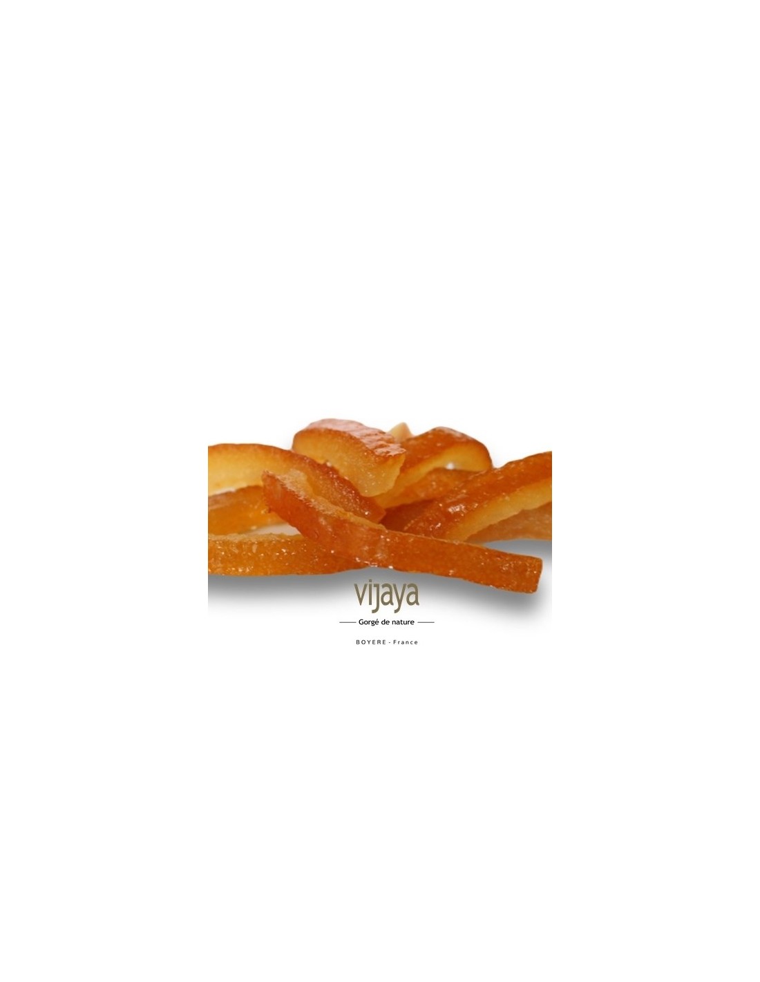 Lamelles d'orange confite de Sicile - BIO - 250 g