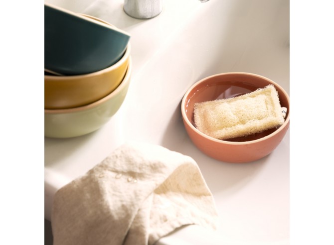 éponge grattante multi-usages en loofah
