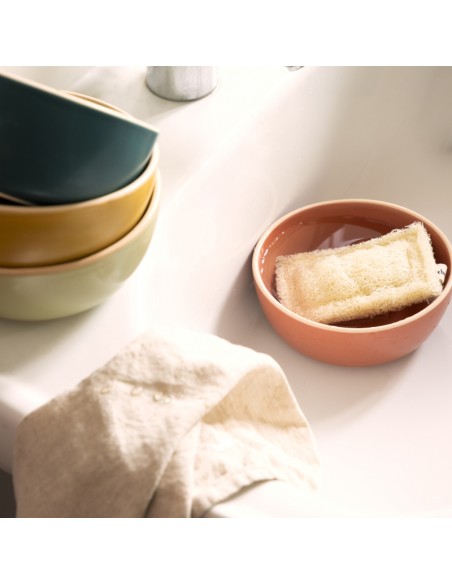 éponge grattante multi-usages en loofah