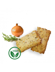 Biscuit apéritif aux oignons confits, thym et sel de Guérande : le bon goût de la Provence à l'apéro