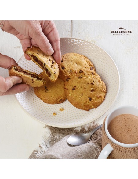 cookie bio fourré chocolat noir et amandes cookie bio fourré chocolat noir et amandes