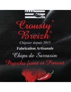 chips de sarrasin Paprika & Piment d’Espelette AOP croustillantes et naturellement sans gluten 2