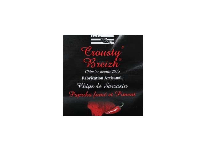 chips de sarrasin Paprika & Piment d’Espelette AOP croustillantes et naturellement sans gluten