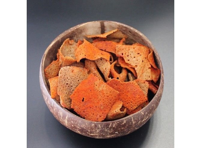 chips de sarrasin Paprika & Piment d’Espelette AOP croustillantes et naturellement sans gluten