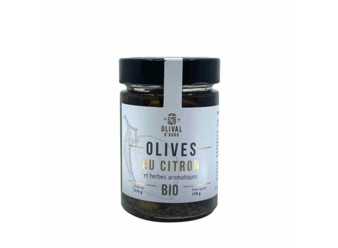 Olives vertes & noires au Citron Bio - 200g