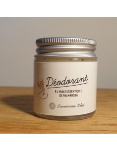 déodorant crème artisanal et 100% Bio à l'huile essentielle Palmarosa