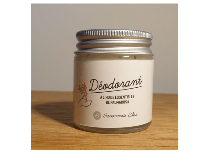 déodorant crème artisanal et 100% Bio à l'huile essentielle Palmarosa