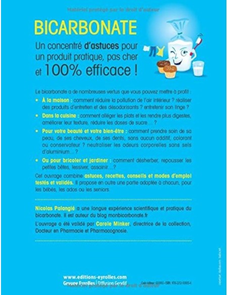Bicarbonate : un concentré d’astuces pour votre maison, votre santé, votre beauté ».
