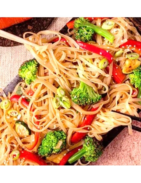 recette Tagliatelles thaïes bio de riz blanc recette Tagliatelles thaïes bio de riz blanc