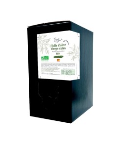 Huile d’olive vierge Espagne bio - Bib de 3l