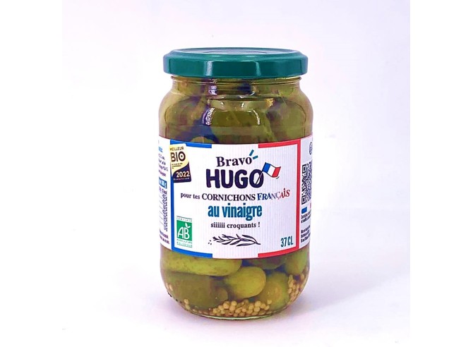 Cornichons bio Français au vinaigre