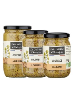 Moutarde de Dijon bio à l'ancienne artisanale