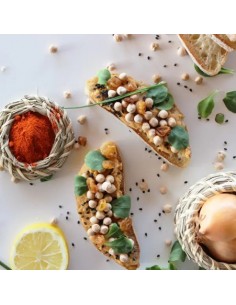 houmous de Pois Chiche au Citron et Sésame pour des tartines façon greque 2